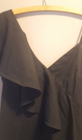 Summit & Peak One Shoulder Mini Dress Black Size Med - Picture 3 of 4